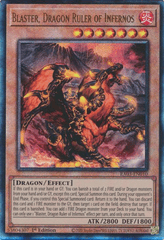 Blaster, Dragon Ruler of Infernos - RA03-EN010 - Prismatic Ultimate Rare - 1st Edition